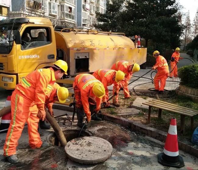 王五镇市政管道清淤