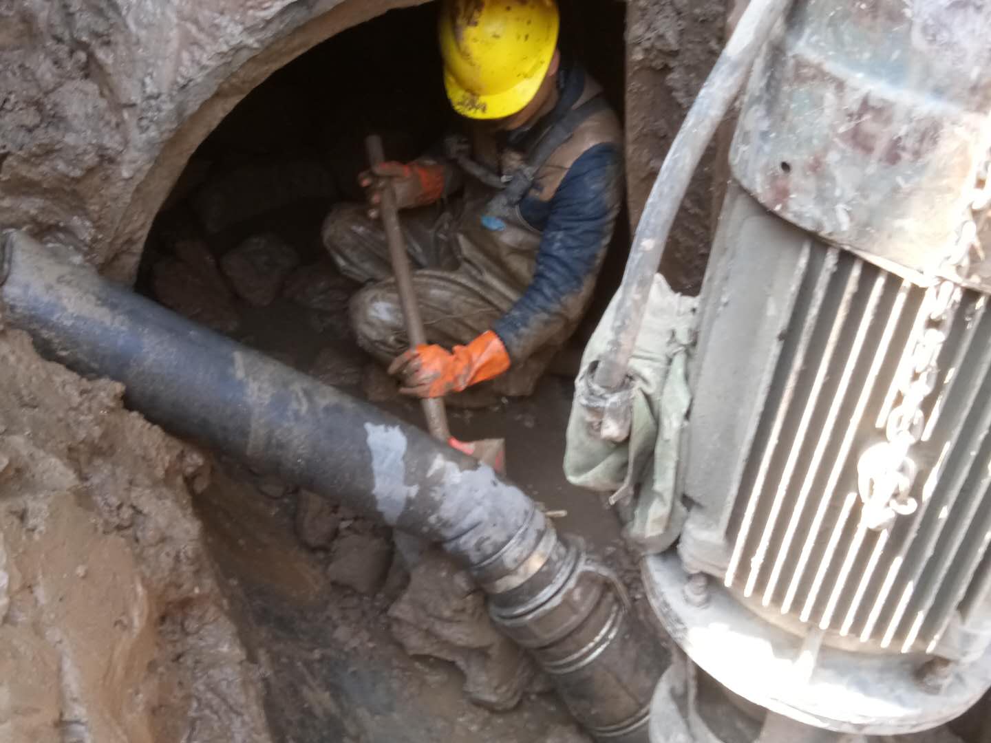 王五镇管道清淤