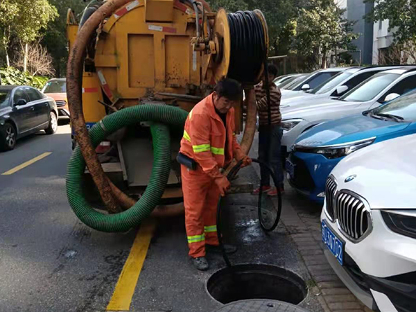 王五镇排污管道清淤